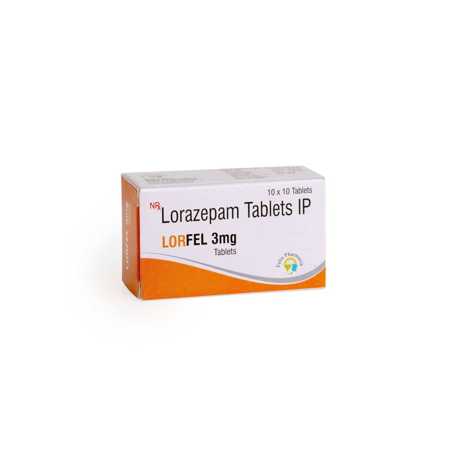 Doosje Lorazepam 3 mg van Lorfel